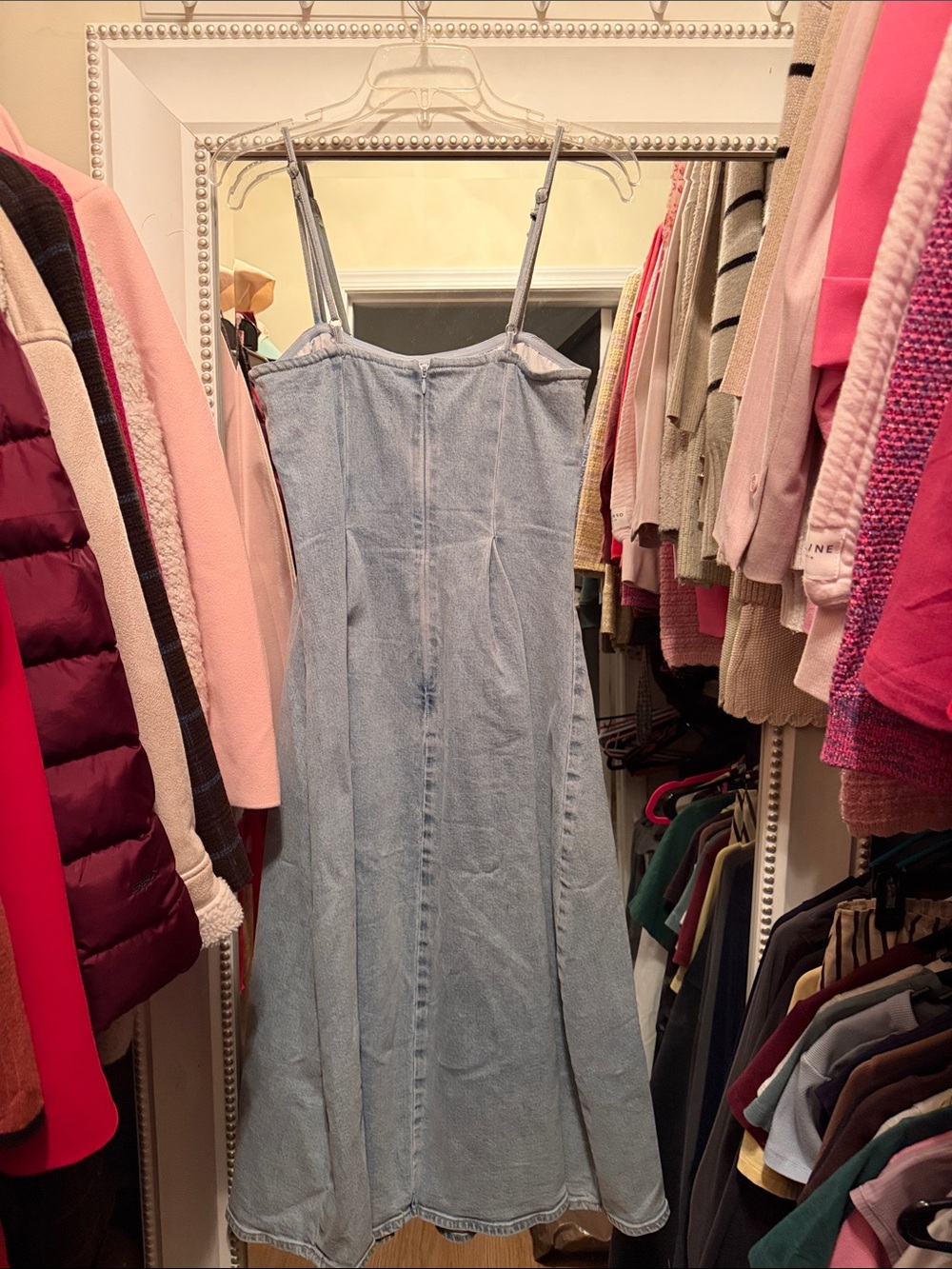 Meshki Light Blue Denim Maxi Dress - Picture 12 of 13